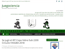 Tablet Screenshot of juegociencia.com.ar